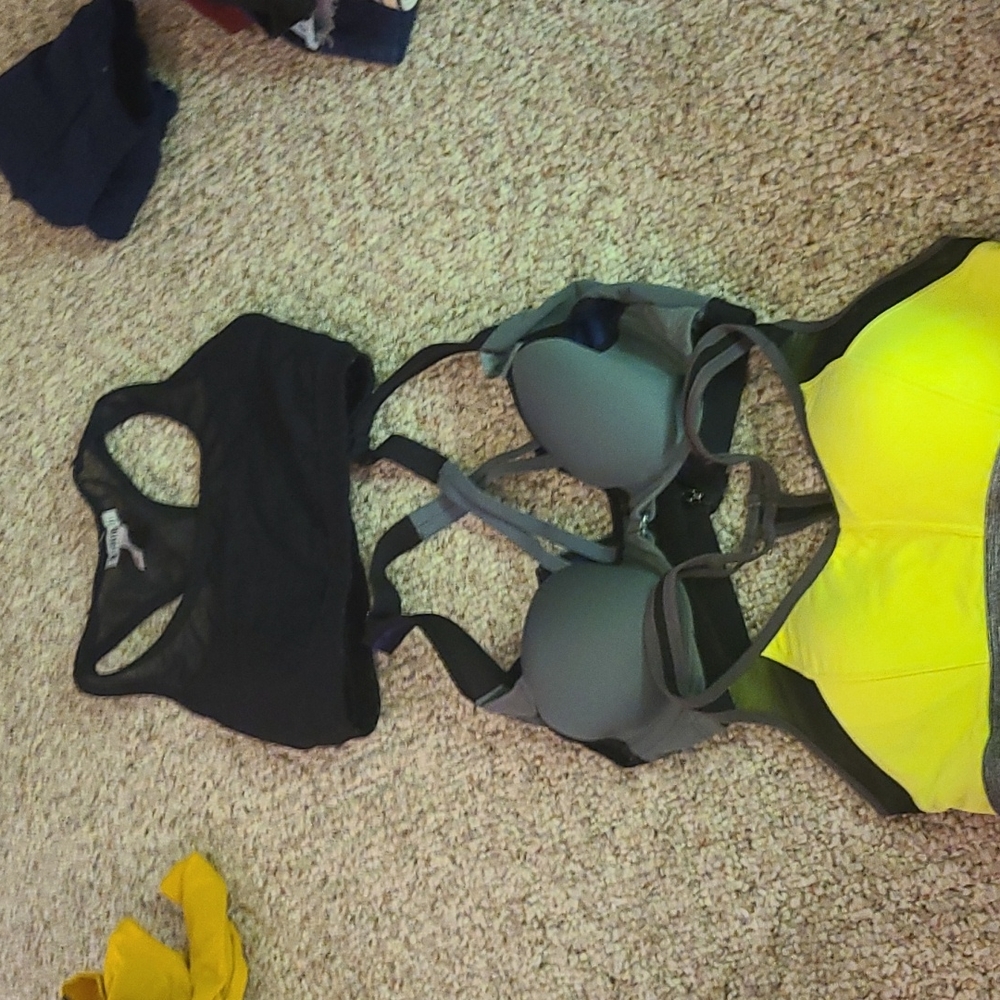 Three sports bras